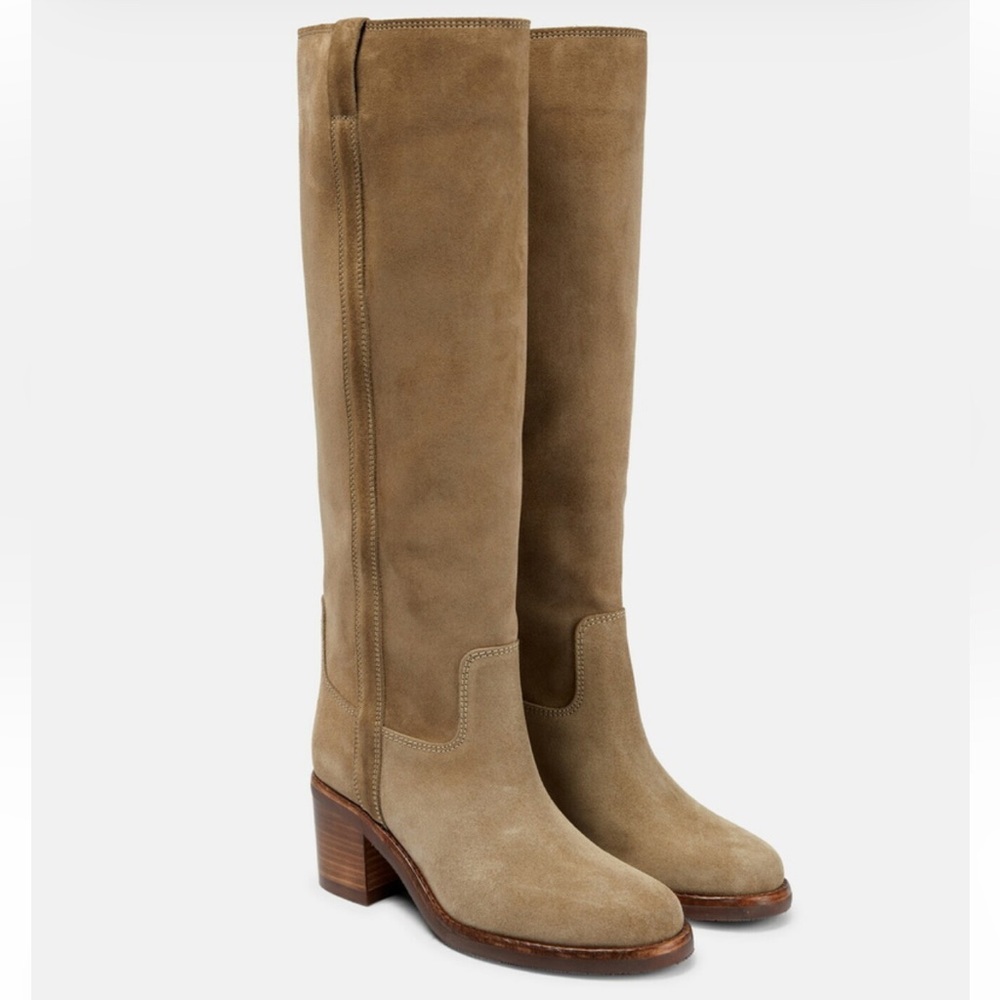Isabel Marant Tan Suede Knee Boots - Picture 3 of 3